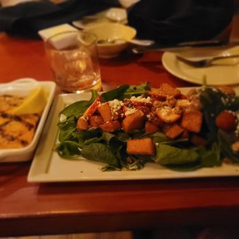 Catch Restaurant - Sweet potato salad with wood fired salmon - Seafood Near Me - Wilmington, North Carolina Catch Restaurant - Sweet potato salad with wood fired salmon - Seafood Near Me - Wilmington, North Carolina