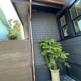 SoCal Seamless - Front copper gutter - Gutter Services Near Me - San Diego, California SoCal Seamless - Front copper gutter - Gutter Services Near Me - San Diego, California