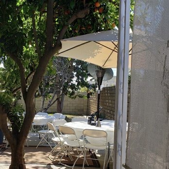 King and Queen Party Rentals - The round tables we rented once we got them all prepped - Bounce House Rentals Near Me