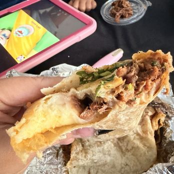 Taqueria El Poblano - Cheese clumped on side - Mexican Near Me - Anaheim, California