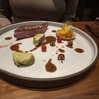 Hazel Hill - Liberty Farms Duck Breast - New American Near Me - Healdsburg, California Hazel Hill - Liberty Farms Duck Breast - New American Near Me - Healdsburg, California