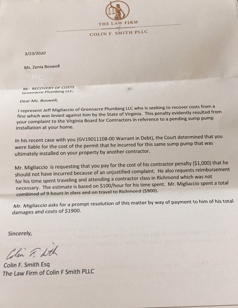 Slide of Greenacre Plumbing