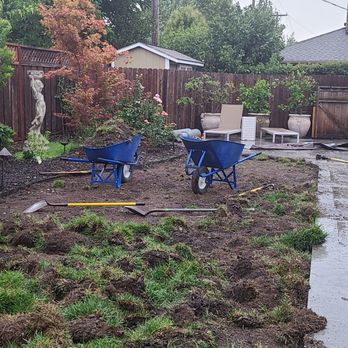 SYNLawn Bay Area - removal of old grass on day 1. - Artificial Turf Near Me - Richmond, California SYNLawn Bay Area - removal of old grass on day 1. - Artificial Turf Near Me - Richmond, California