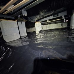 North Idaho Flood and Fire - Spirit Lake crawlspace flooding cleanup after photo