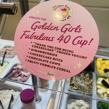 Yogurtland - Golden Girls Special - Ice Cream & Frozen Yogurt Near Me - Irvine, California
