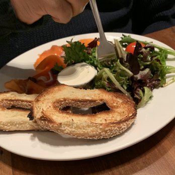 Le Cartet - He Digs In & I Dig In Too~~~(Hubby's Smoked Salmon & Sesame Seed Bagel)- Freshness! - French Near Me - Montreal, Quebec Le Cartet - He Digs In & I Dig In Too~~~(Hubby's Smoked Salmon & Sesame Seed Bagel)- Freshness! - French Near Me - Montreal, Quebec