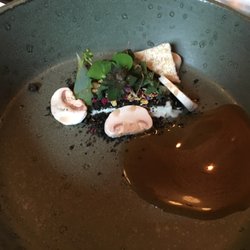 Restaurant Ole Deele - Gruß aus der Küche - Pilze und Heu