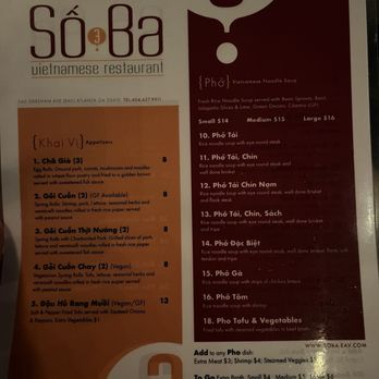 So Ba - Vietnamese Near Me - Atlanta, Georgia