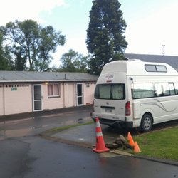 Avondale Motorcamp - TV room and laundry right next to the powered site