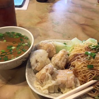 Mike's Noodle House - Won ton (pork/shrimp) w noodles and tiny broth bowl. Ordered incorrectly.. noodles starchy and inedible - Cantonese Near Me - Seattle, Washington Mike's Noodle House - Won ton (pork/shrimp) w noodles and tiny broth bowl. Ordered incorrectly.. noodles starchy and inedible - Cantonese Near Me - Seattle, Washington