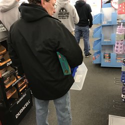 A long line. This is typical
