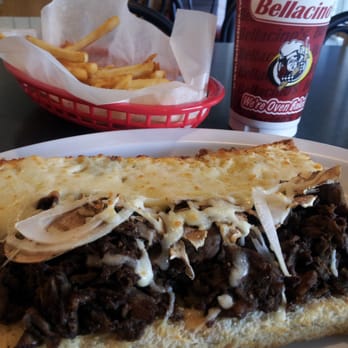 Bellacino's Pizza & Grinders - The Chicago Steak Grinder & oven baked fries... - Pizza Near Me - Columbus, Ohio Bellacino's Pizza & Grinders - The Chicago Steak Grinder & oven baked fries... - Pizza Near Me - Columbus, Ohio