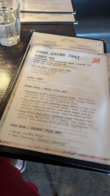 Menu photo 3 Chao Krung Thai Los Angeles, CA