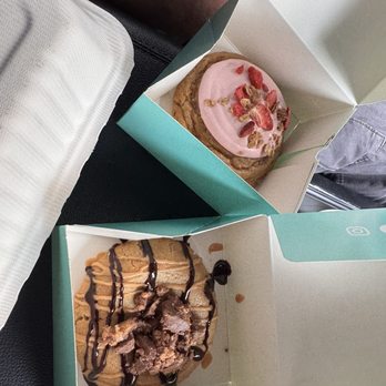 Dirty Dough - Oceanside - The Reverse and a Strawberry Parfait cookie. - Bakeries Near Me - Oceanside, California Dirty Dough - Oceanside - The Reverse and a Strawberry Parfait cookie. - Bakeries Near Me - Oceanside, California