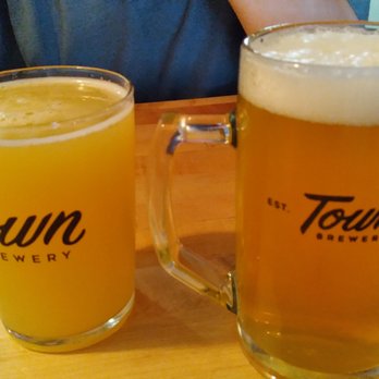 Town Brewery - Left:Microdose  Right: Cold snap - Breweries Near Me - Whitby, Ontario