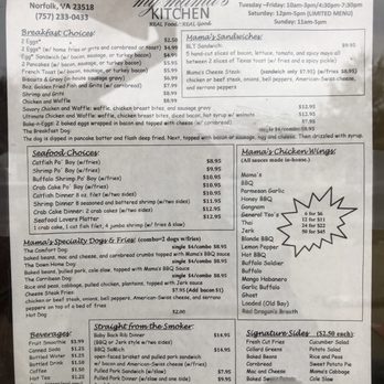 My Mama's Kitchen - Barbeque Near Me - Norfolk, Virginia