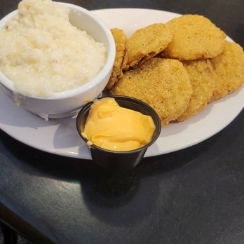 Eat 66 - Fried green tomatoes and grits - Breakfast & Brunch Near Me - Richmond, Virginia Eat 66 - Fried green tomatoes and grits - Breakfast & Brunch Near Me - Richmond, Virginia