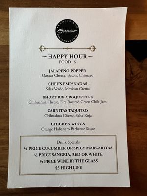Menu photo 4 Geronimo Tequila Bar & Southwest Grill Fairfield, CT Menu photo 4 Geronimo Tequila Bar & Southwest Grill Fairfield, CT