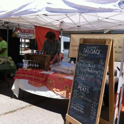 South Lake Tahoe Certified Farmers’ Market - Oops! This is the gourmet sausage stand, not Z-pies. A great selection of sausage.