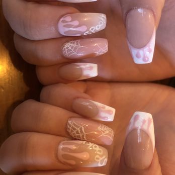 Mink Nails & Spa - Full set coffin shape - Nail Salons Near Me - Thousand Oaks, California