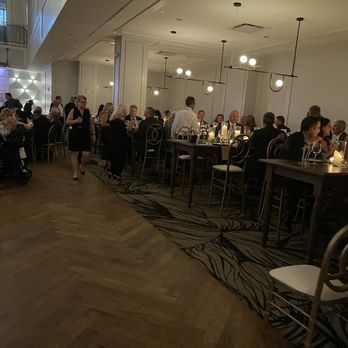 The Lucy - The tables on the right had curtains hiding them until after the ceremony that took place on the middle floor. - Venues & Event Spaces Near Me - Philadelphia, Pennsylvania The Lucy - The tables on the right had curtains hiding them until after the ceremony that took place on the middle floor. - Venues & Event Spaces Near Me - Philadelphia, Pennsylvania