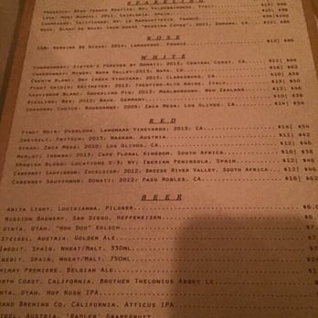SO.PA - Wine list - New American Near Me - Palm Springs, California SO.PA - Wine list - New American Near Me - Palm Springs, California