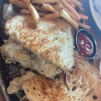The State - Spinach & Artichoke Grilled Cheese $14 Amazing! - Whiskey Bars Near Me - Monrovia, California The State - Spinach & Artichoke Grilled Cheese $14 Amazing! - Whiskey Bars Near Me - Monrovia, California