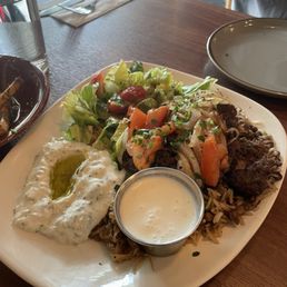Kafta Lebanese Platter