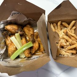 The Local Fry - Atlanta Lemon Pepper Wings & Garlic Parmsean Small Fries