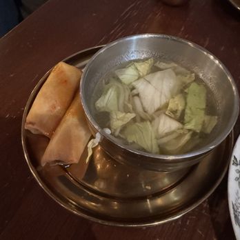 Laut - Complimentary spring roll and soup - Thai Near Me - New York, New York
