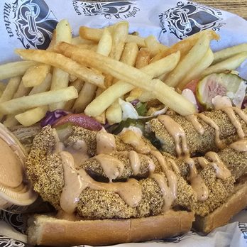 Southern Comfort Kitchen - Catfish po'boy w/regular fries. - Southern Near Me - Castro Valley, California Southern Comfort Kitchen - Catfish po'boy w/regular fries. - Southern Near Me - Castro Valley, California