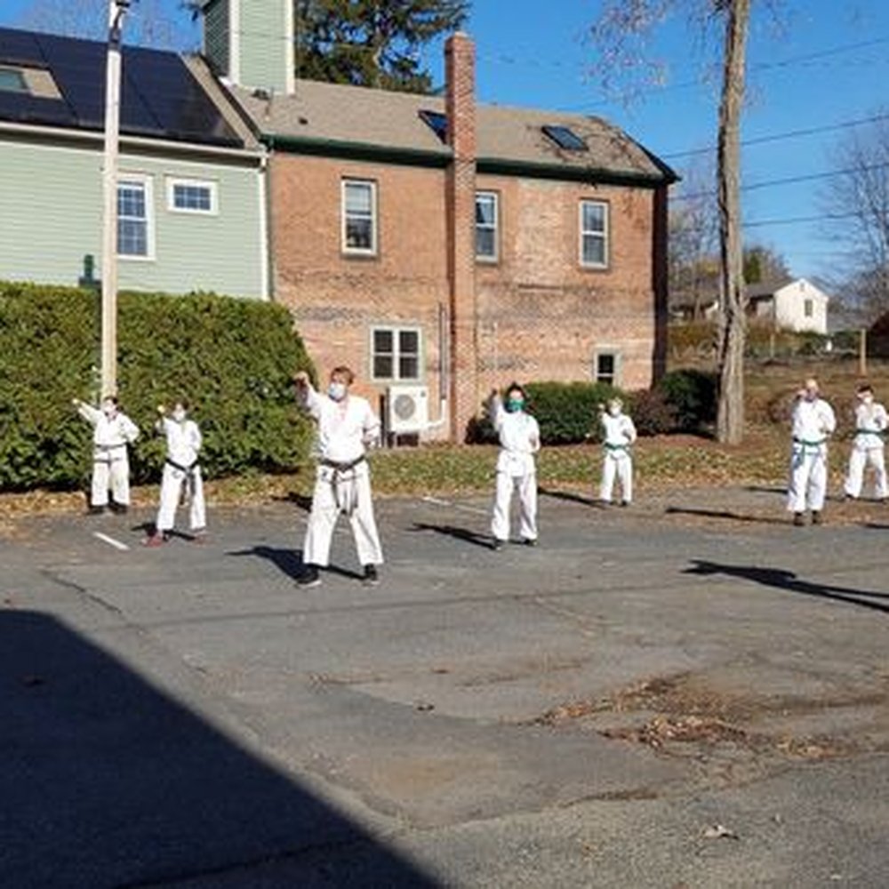 Northampton Karate - outdoor practice through the winter - Karate Near Me - Florence, Massachusetts Northampton Karate - outdoor practice through the winter - Karate Near Me - Florence, Massachusetts