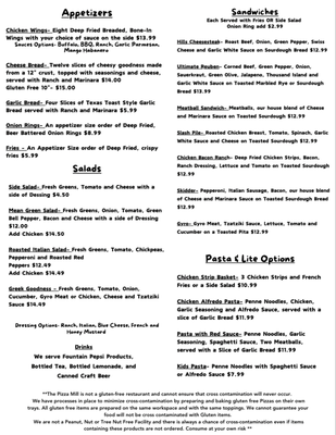 Menu photo 1 Pizza Mill Custer, SD Menu photo 1 Pizza Mill Custer, SD
