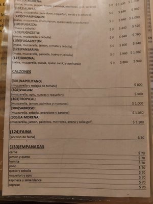 Menu photo 1 La Morena La Lucila del Mar, C