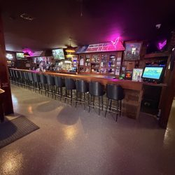 The Kave - Some small renovations done! New floors, front of bar, new light!