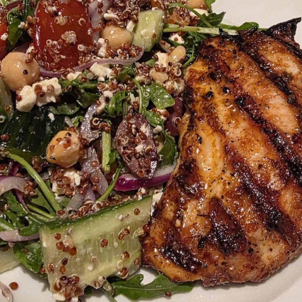 Seasons 52 - Grilled chicken salad - New American Near Me - Mclean, Virginia Seasons 52 - Grilled chicken salad - New American Near Me - Mclean, Virginia