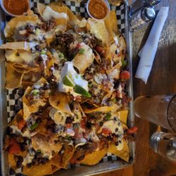 Bradley's Bar and Grill - Full order nachos!