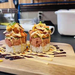 Shogun Hibachi & Sushi - Ahi tower 
One order 2 pcs.