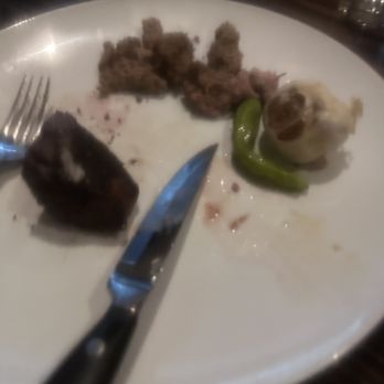 Jack Binion's Steak at Horseshoe Las Vegas - Steak on bottom, spit out remnants on top. - Steakhouses Near Me - Las Vegas, Nevada Jack Binion's Steak at Horseshoe Las Vegas - Steak on bottom, spit out remnants on top. - Steakhouses Near Me - Las Vegas, Nevada