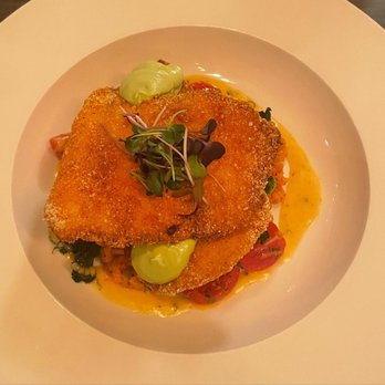 Mezzaluna - Striped bass entree - New American Near Me - Fargo, North Dakota