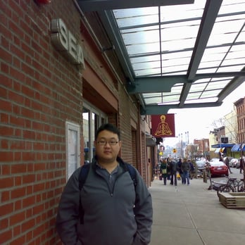 Sea Thai - Me in front of Sea Thai Bistro after a fantastic lunch.  I look fantastically full. - Thai Near Me - Brooklyn, New York