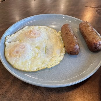 Sunny Side Cafe - Over medium eggs & sausage - Breakfast & Brunch Near Me - Seal Beach, California Sunny Side Cafe - Over medium eggs & sausage - Breakfast & Brunch Near Me - Seal Beach, California