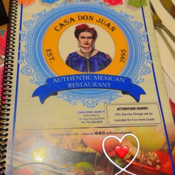 Casa Don Juan - Menu - Mexican Near Me - Las Vegas, Nevada Casa Don Juan - Menu - Mexican Near Me - Las Vegas, Nevada