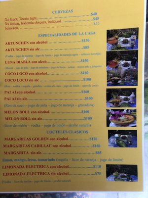 Menu photo 5 La Cueva del Pez Playa del Carmen, ROO