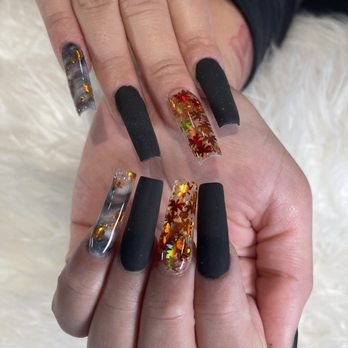 Venice Nail Studio - White dots in the Matte - Nail Salons Near Me - Citrus Heights, California Venice Nail Studio - White dots in the Matte - Nail Salons Near Me - Citrus Heights, California