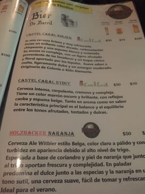 Menu photo 2 Holzhacker Martínez, C