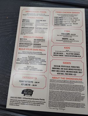 Menu photo 2 Stottlemyer's Smokehouse Sarasota, FL