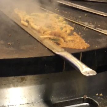 Mongo's Grill - a pan of food being cooked - Mongolian Near Me - Winnipeg, Manitoba