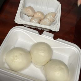 Shrimp Rice Dumplings 5pcs Red Bean Buns 3pcs
