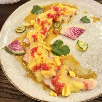 Alana Bar & Tapas - Tiradito (sashimi, yellowtail) - Tapas Bars Near Me - Palm Springs, California Alana Bar & Tapas - Tiradito (sashimi, yellowtail) - Tapas Bars Near Me - Palm Springs, California